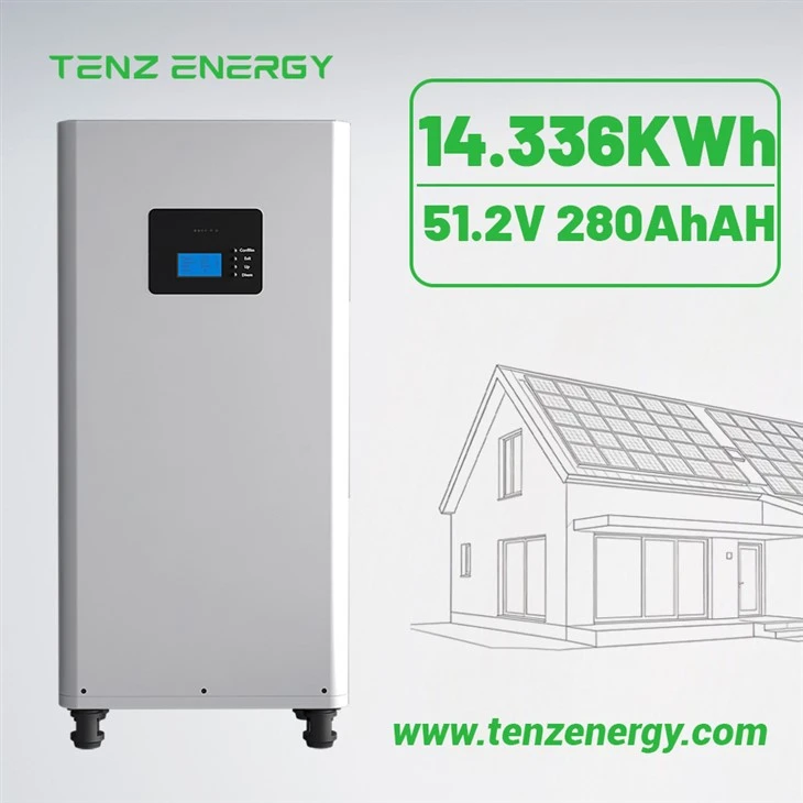 51.2V 280Ah LiFePO4 Battery Storage System With Smart BMS 14.336kWh Energy Storage Battery