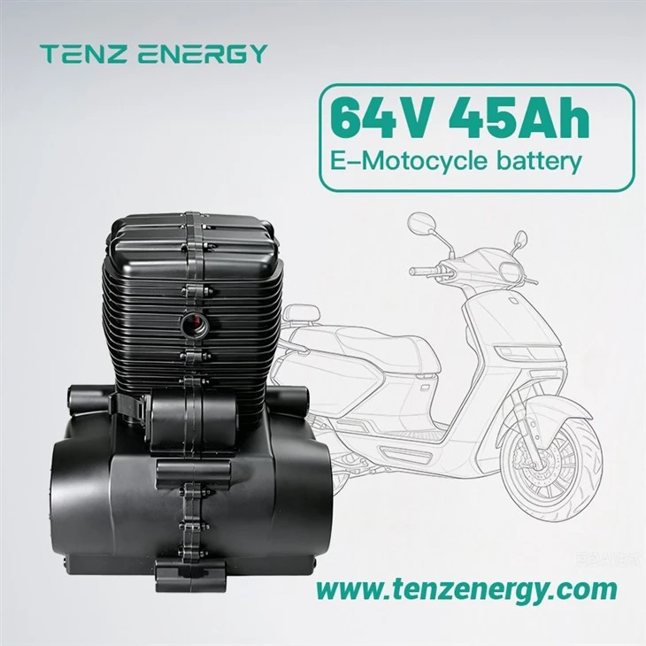 64V 45Ah Electric Motorcycle Battery ODM Tailor-made Battery Unit Heavy Load Lithium Power Pack factory