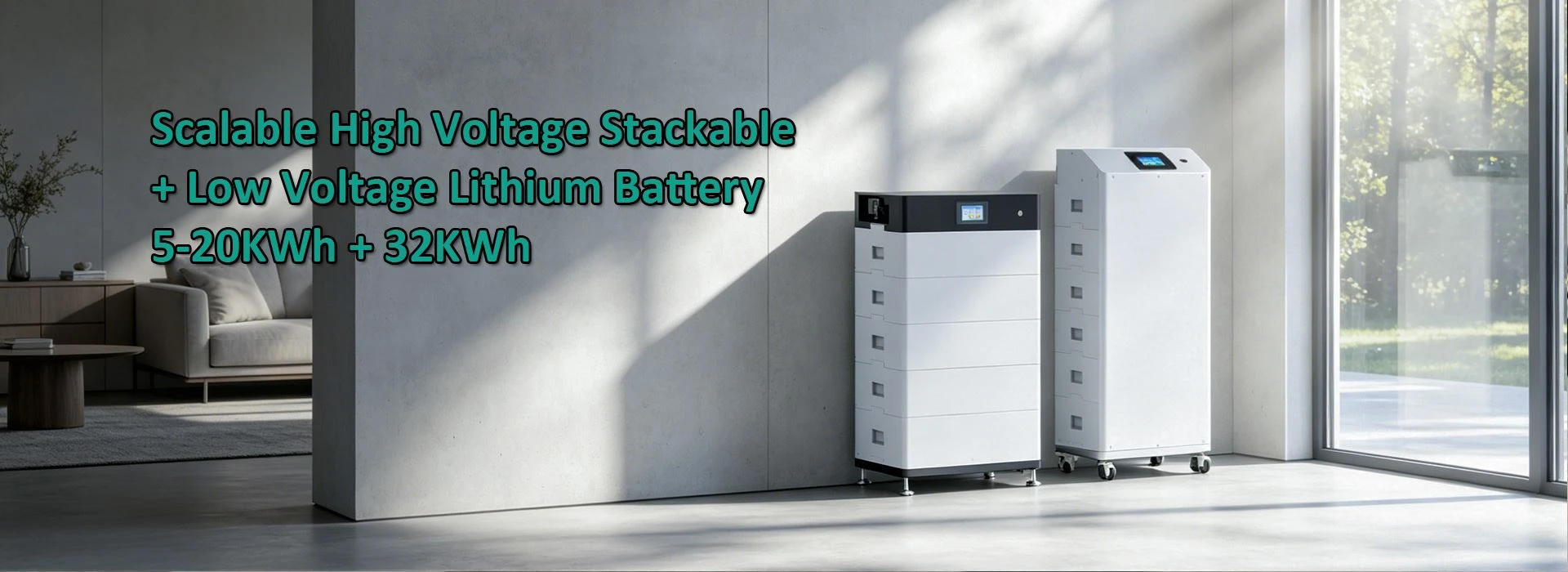 Integrated Low & High Voltage Battery